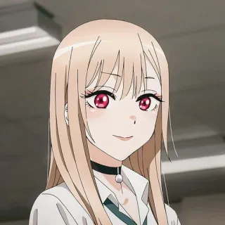 🎭 6990bc32 Marin Kitagawa My Dress-Up Darling anime, garota, fofa, Marin Kitagawa, My Dress-Up Darling, desenho animado, personagem telegram sticker