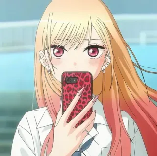 💈 35f830e8 Marin Kitagawa My Dress-Up Darling 动漫, 喜多川海梦, Cosplay, 更衣人偶坠入爱河 telegram sticker