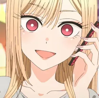 💈 3db8d96c Marin Kitagawa My Dress-Up Darling 动漫, 漫画, 女孩, 角色, 喜多川海梦, 更衣人偶坠入爱河 telegram sticker