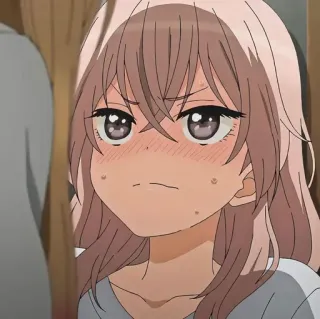 💈 7b209c0c 动漫, 女孩, 生气, 可爱 telegram sticker