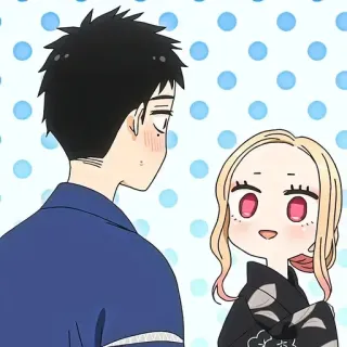 💈 87a0a72c 动漫, 情侣, 卡通, 可爱 telegram sticker