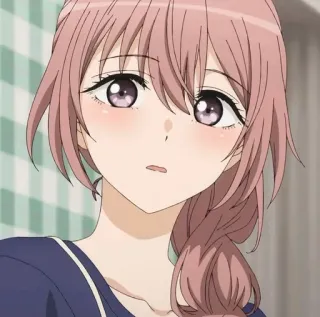 💈 bfde8174 动漫, 女孩, 卡通, 粉色头发, 可爱 telegram sticker