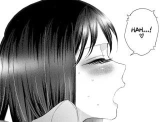 😵‍💫 9e0a5d0c HAH...! Anime, Mangá, Garota, Reação, Emocional whatsapp sticker