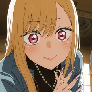 🤩 0678afe9 Marin Kitagawa My Dress-Up Darling 动漫, 喜多川海梦, 更衣人偶坠入爱河, 老婆, 可爱, 女孩 telegram sticker