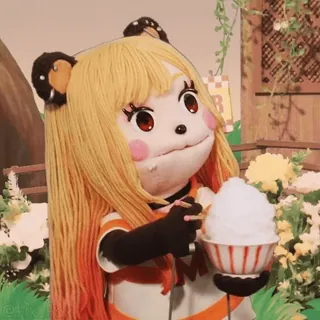 😋 4216a0c5 卡通, 动漫, 熊, 吉祥物, 可爱, 可爱, 刨冰, 甜点 telegram sticker