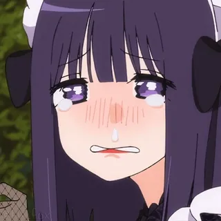 😢 cdf9ae1c Marin Kitagawa My Dress-Up Darling 动漫, 哭泣, 悲伤, 眼泪, 女孩, 情绪化, 喜多川海梦, 更衣人偶坠入爱河 telegram sticker