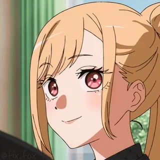 👀 d1958d16 @fix_fox 动漫, 女孩, 肖像, 卡通, 动画 telegram sticker