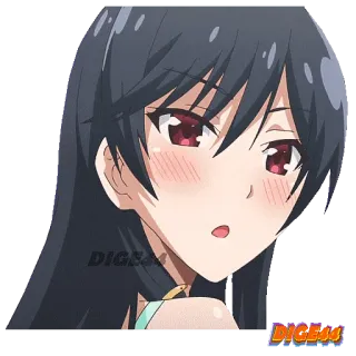 ☺️ 4eb6fe2b DIGESS 애니메이션, 만화, 여성, 여자, 캐릭터, 소녀, 스티커 telegram sticker