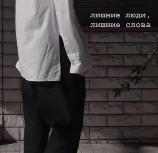 🌟 9686999f лишние люди, лишние слова 사람들, 단어, 벽돌 벽, 의류, 러시아어, 가사 telegram sticker