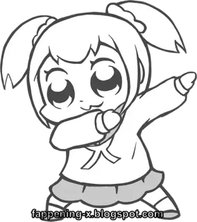 😎 972e5a30 fappening-x.blogspot.com Anime, Hoạt hình, Vẽ, Manga, Dab telegram sticker