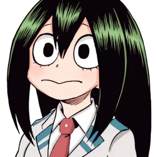 🙄 a4226770 Tsuyu Asui My Hero Academia Anime, My Hero Academia, Tsuyu, Froppy telegram sticker