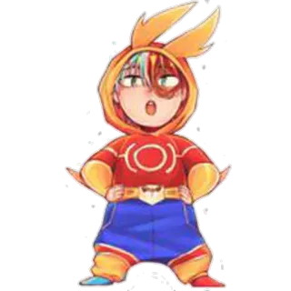 😎 5fb7c466 Todoroki Shoto My Hero Academia anime, manga, Todoroki, My Hero Academia, fanart telegram sticker
