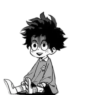 😐 96954c00 Izuku Midoriya My Hero Academia anime, manga, character, boy, my hero academia, izuku midoriya, deku telegram sticker