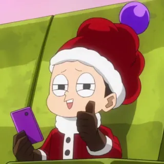 🎭 56cf5c1c Natal, Papai Noel, Anime, Joinha, Feriado whatsapp sticker