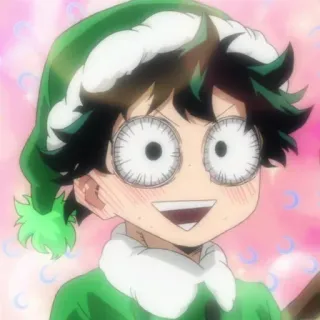 🎭 bdb5d738 Izuku Midoriya My Hero Academia Anime, Mangá, Fanart, Desenho animado, Personagem whatsapp sticker