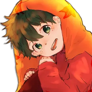 😃 543631a8 Deku My Hero Academia 애니메이션, 만화, 데쿠, 나의 히어로 아카데미아, 미도리야 이즈쿠, 히어로, 캐릭터 telegram sticker