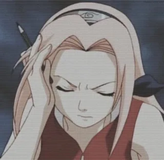 🥵 4c6fd6d5 Sakura Haruno Naruto Anime, Naruto, Sakura, Sakura Haruno, Ninja, Dibujos animados, Manga telegram sticker