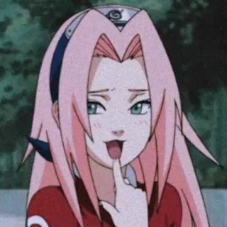 ☺️ e6f00281 Sakura Haruno Naruto Anime, Dibujos animados, Sakura, Haruno, Naruto, Personaje, Pelo rosa telegram sticker