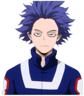 😐 d0b33f38 Hitoshi Shinso My Hero Academia anime, my hero academia, shinso, hitoshi, quirk telegram sticker