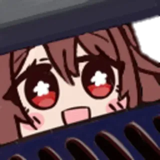 😝 b14dde9e Anime, Carino, Ragazza, Personaggio, Espressione telegram sticker