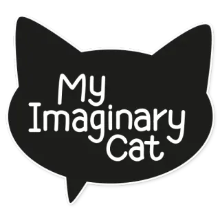 😀 e7527bd9 My Imaginary Cat gatto, immaginario, animale domestico, animale, gattino telegram sticker
