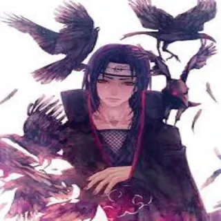 😳 4b2a213f Itachi Uchiha Naruto อนิเมะ, มังงะ, อิทาจิ, นารูโตะ, อุจิวะ, อีกา, นินจา whatsapp sticker