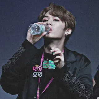 🥀 737f5f33 Lee Minho 민호 요정 kpop, idol, minho, stray kids, trinkwasser, fanveranstaltung telegram sticker