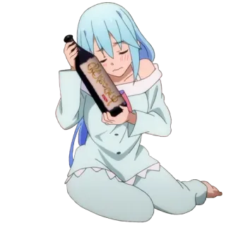 🍾 3e35ae92 Aqua Konosuba anime, konosuba, aqua, kawaii, cute whatsapp sticker