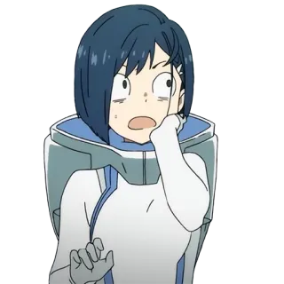 😳 db6270b9 Ichigo Darling in the Franxx anime, character, ichigo, darling in the franxx, sticker whatsapp sticker