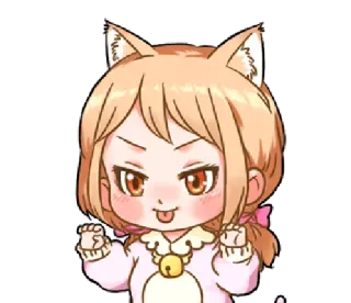 😛 4c8f21fb อนิเมะ, มังงะ, สาวหูแมว, น่ารัก, คาวาอิ telegram sticker