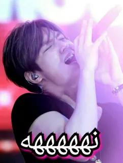 😨 fd3ee931 نهههههه texto árabe, texto persa, cantante, micrófono, hombre, gritando whatsapp sticker