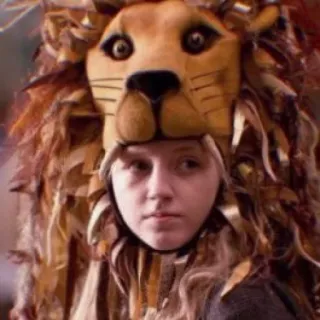 🙂 148dd3c2 лев, животное, костюм, маска, портрет telegram sticker