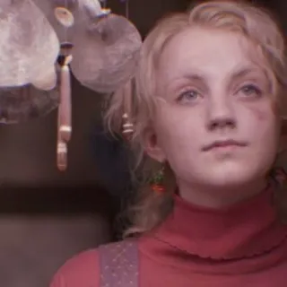 🙂 45622636 Luna Lovegood Harry Potter Луна Лавгуд, Гарри Поттер, волшебник, ведьма, Эванна Линч telegram sticker