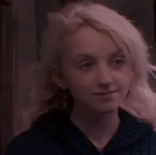 🙂 4b0a8666 Luna Lovegood Harry Potter Луна Лавгуд, Гарри Поттер, Персонаж, Портрет, Девушка, Актриса telegram sticker