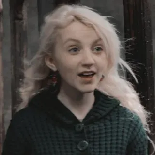 🙂 7eaf58b1 Luna Lovegood Harry Potter Луна Лавгуд, Гарри Поттер, Персонаж, Фильм telegram sticker