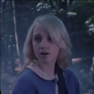 🙂 cb58adfb Luna Lovegood Harry Potter Луна Лавгуд, Гарри Поттер, волшебник, ведьма, студент, фильм, персонаж telegram sticker