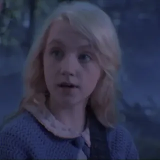 🙂 e2661978 Luna Lovegood Harry Potter Луна Лавгуд, Гарри Поттер, блондинка, волшебник, ведьма telegram sticker