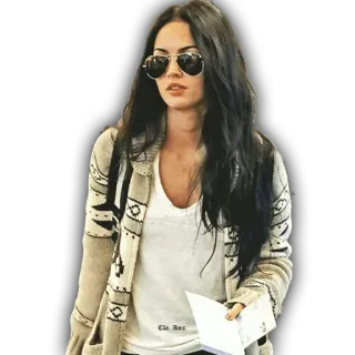 ๐ 120e3ef2 Megan Fox actress, celebrity, model, fashion telegram sticker