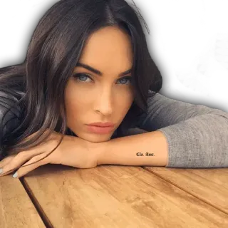 ๐คณ 5a71bc12 Megan Fox actress, woman, celebrity, beautiful, portrait telegram sticker
