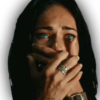 ๐คญ a80aa31a sad, crying, upset, emotion, tears, worried telegram sticker
