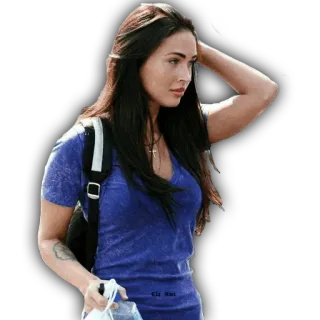 ๐ฉ c3e2ba5b Megan Fox actress, celebrity, woman, beautiful, girl telegram sticker