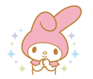 🤗 b26e0365 My Melody cartoon, kawaii, cute, sanrio, melody telegram sticker