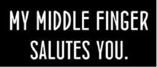 🖕 52da8f0a MY MIDDLE FINGER SALUTES YOU. dito medio, offensivo, maleducato, sarcastico, atteggiamento telegram sticker