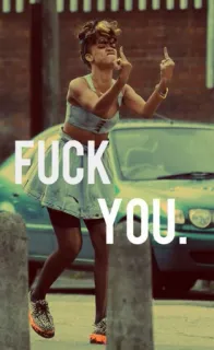 🖕 f3b55f57 FUCK YOU. offensivo, dito medio, parolaccia, maleducato telegram sticker