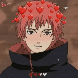 ❤️ 59685029 Sasori Naruto Anime, Corazones, Mono, Manga, Akatsuki telegram sticker