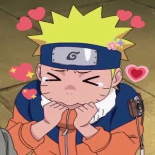 🥰 596d794a Naruto Anime, Dibujos animados, Manga, Corazones, Lindo telegram sticker