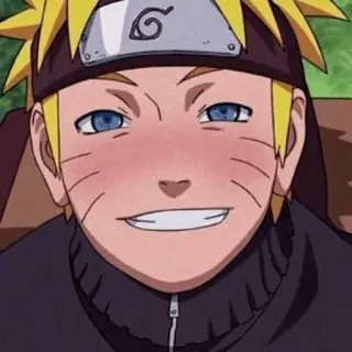 🤗 c4d88d68 Naruto Uzumaki Naruto anime, manga, sonriendo, lindo, feliz telegram sticker