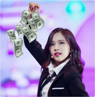 💸 f97d7b42 money, wealth, woman, success, finance telegram sticker