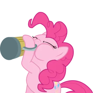 🍺 dfdad4d9 Pinkie Pie My Little Pony pinkie pie, my little pony, cartoon, pony telegram sticker