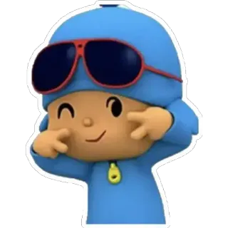 💙 9349e233 Pocoyo kartun, Pocoyo, karakter, acara tv, anak, animasi whatsapp sticker